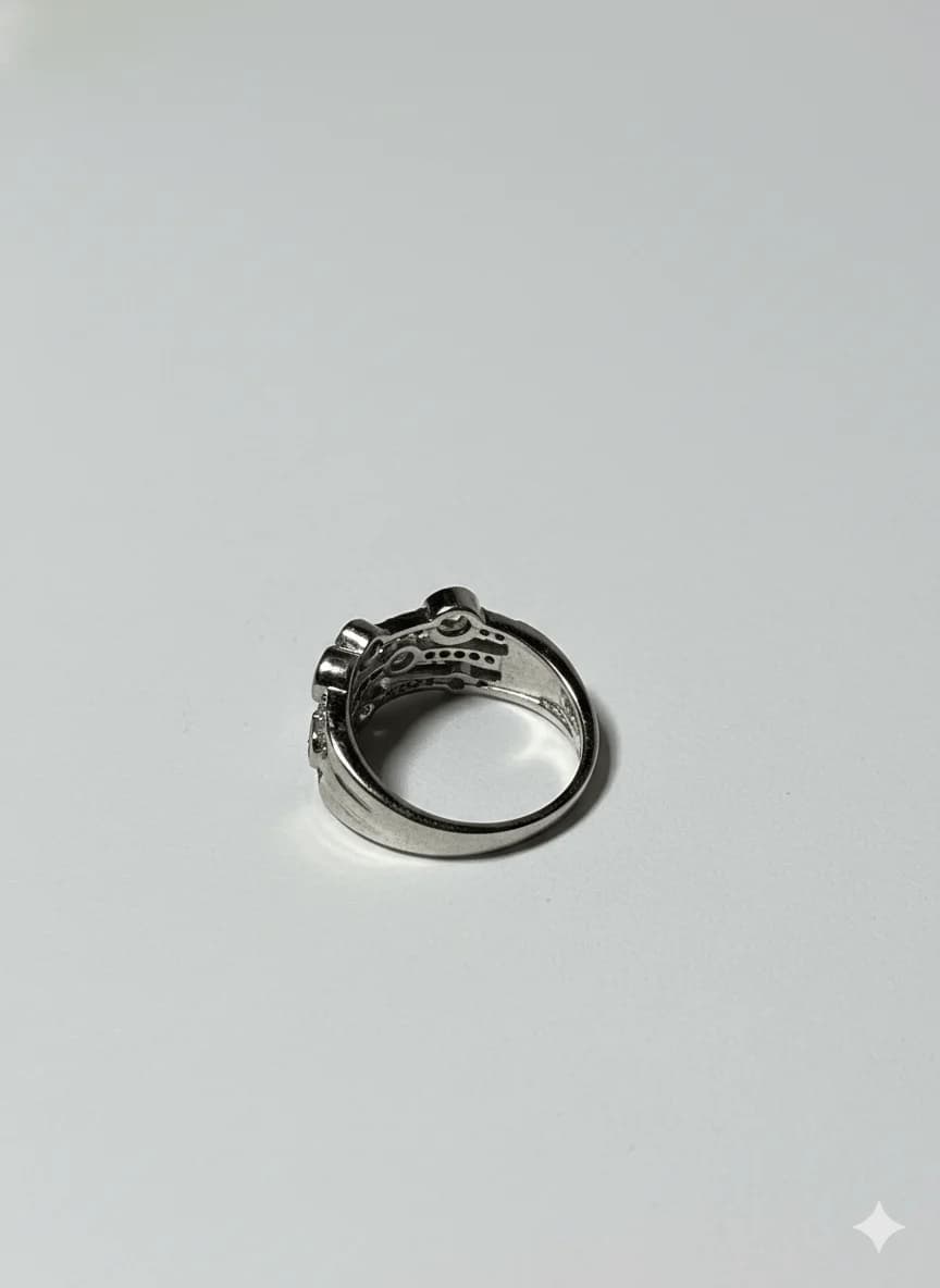 Silver Bubble Ring
