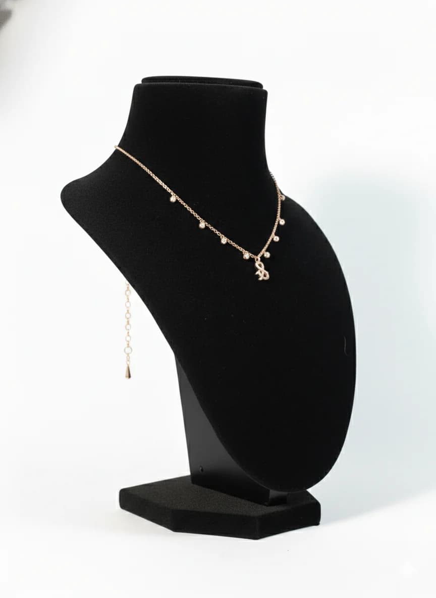 & Symbol Rose Gold Chain Necklace