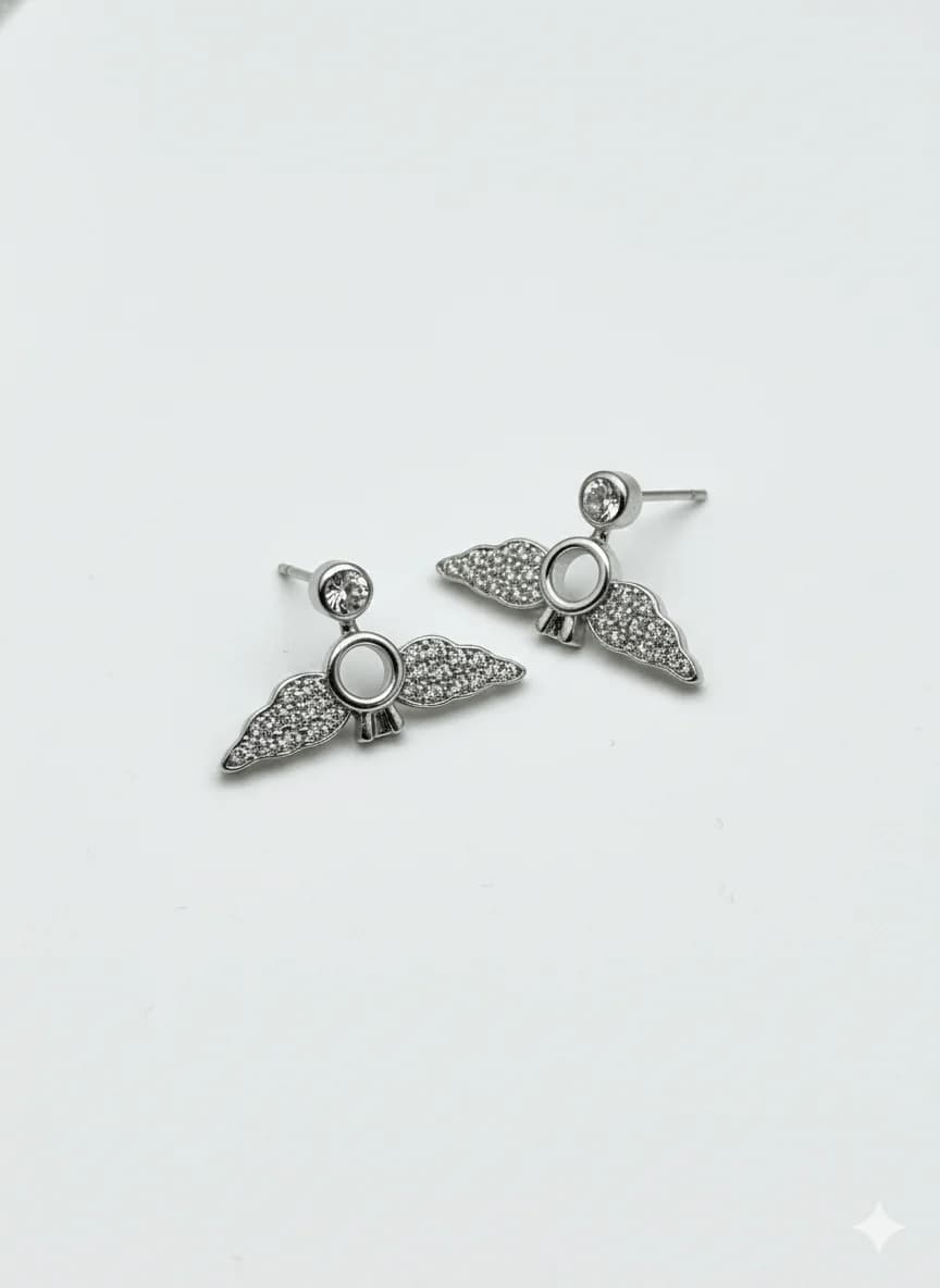 Silver Wing Earrings