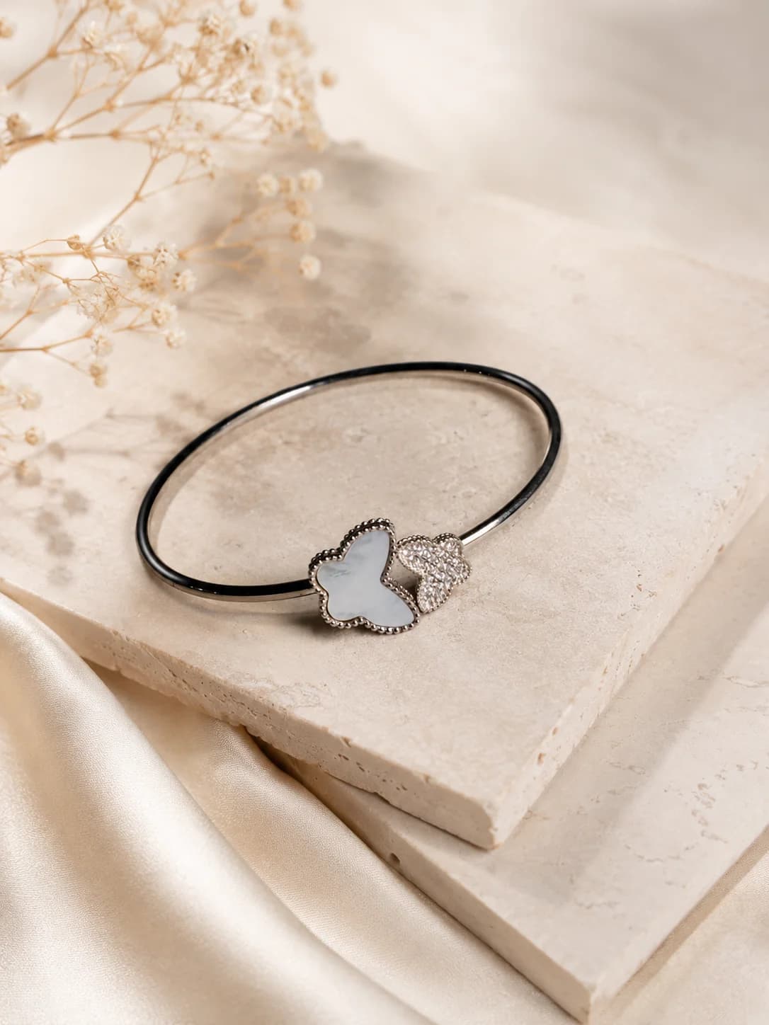 Elegant Butterfly Crystal Bracelet